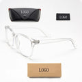 Gros Rectangle Lunettes Cadres Anti Lumiere Bleue Bloquant Filtre Ordinateur Femmes Hommes Lunettes