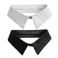New Daily Universal White Black Faux False Collar Fashion Simple Choker Peter Pan Necklace for Men Women