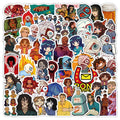 60PCS Cool adventure game Mouthwashing sticker sheet