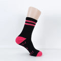 Wholesale Knitted Cotton Fashion Indoor Black Red Soft Cute Socks Letter Cartoon Pattern Breathable Crew Length Daily Use Autumn