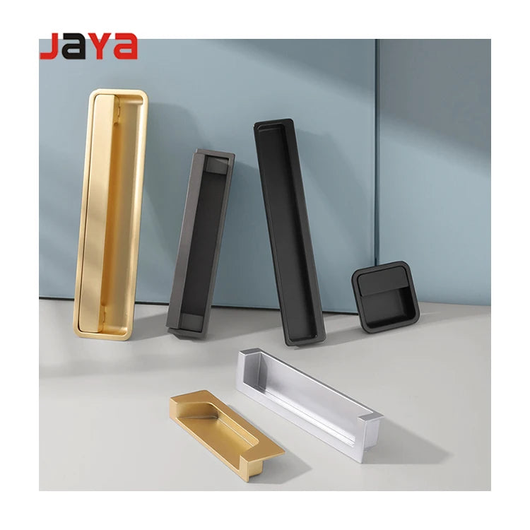 Modern Sliding Door Installation Cupboard Handles Sliding Door Slotted Embedded and Clasped Cabinet Door Handle