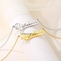 Fashion Best Selling Customized DIY Name Pendant Tarnish Free Jewelry Personalized Letter Stainless Steel Custom Name Necklace