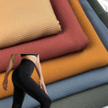 Stock Lots Thick Rib Elastic High Elastic Compression Spandex 26 Nylon 74 Stripe Yoga Pants Ribbed Fabric