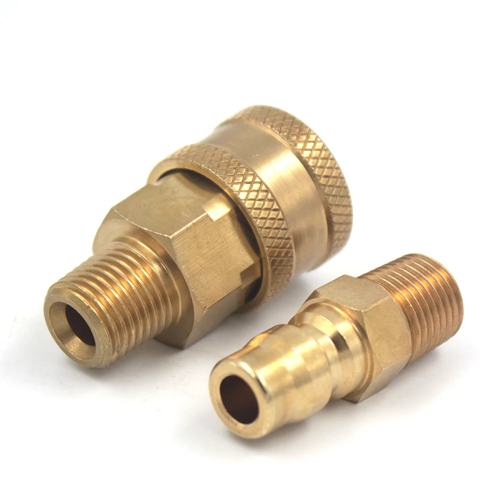 1/2 Inch Male Thread Brass High Pressure Quick Coupling for Garden Hose and Carpet Cleaners
