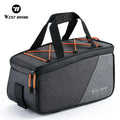 WEST BIKING 6L Large Capacity Bag Rear Cycling Panniers Cycling Motorcycle Bicycle Pannier Bike Waterproof Bicycle Saddle Bag