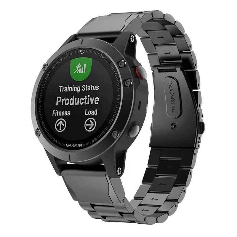 For Strap Garmin fenix 7 fenix6 fenix5 Quick Release Steel Strip Quick Release Three Beads