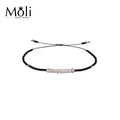 2023 Retro Style Mini Size 4-5mm Baroque White Natural Pearl Bracelet for Summer Holiday Fashion Jewelry