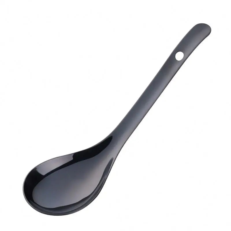 Large Stainless Steel Spoon Buffet Serving Public Soup Rice Dinner Spoon Big Tablespoon Restaurant Cutlery