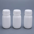 50ml Cylinder Liquid Reagent White EVOH HDPE Plastic Bottle for Liquid With Leak Proof Cap