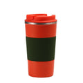 510ml Coffee Cup with Lid Silicone Sleeve Stainless Steel Inner Ceramic Coffee Mug