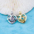 C030122 Sterling Silver Freshwater Pearl Cage Pendant Necklace Jewelry Locket for Pearl Party