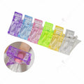 New Poly Gel Building Dual Forms Tip Nail Art Clear French Extension Full Cover Acrylic Mold with Scale Tools False Clips Clamp