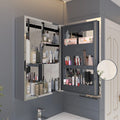 Jewellery Makeup Cabinet Organizer Wall Hanging Stainless Steel Bathroom Mirror Cabinet