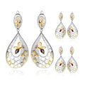 C7925 Abiding Jewelry Brand New Stylish Stone Sterling Solid Ornament Large Jewelry 925 Handmade Silver Earring