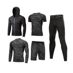 Custom Quick Dry Running Sports Hoodie Mens Fit Gym Clothes Fitness Yoga Wear Outdoor Jogging Sportswear Set