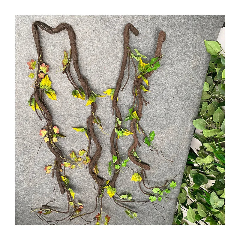 Thick Vine with Grape Leaves  Plant Dekoration