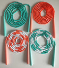 2022 New Design Customs Adjustable PVC Handle PE Beaded Skipping Jump Rope