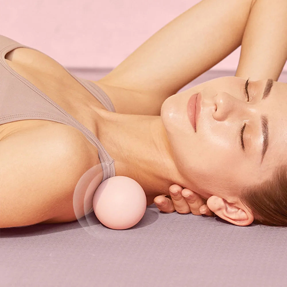 2.5 Inch Single Silicone Fascia Massage Ball DZH Brand Model DSB63 Multi-Functional Body Fitness Relax Gym Equipment Arm Waist