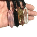 Chakela Chakra Jewelry Creative Six Prisms Bullet Point Natural Stone Crystal Quartz Pendants Unique Crafted Accessories