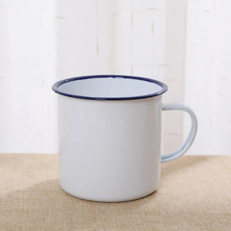 Custom Eco-Friendly Stoneware Camping Mug Large 150ml Decal Lid Classic Design for Drinks Also Available 700ml 200ml Sizes