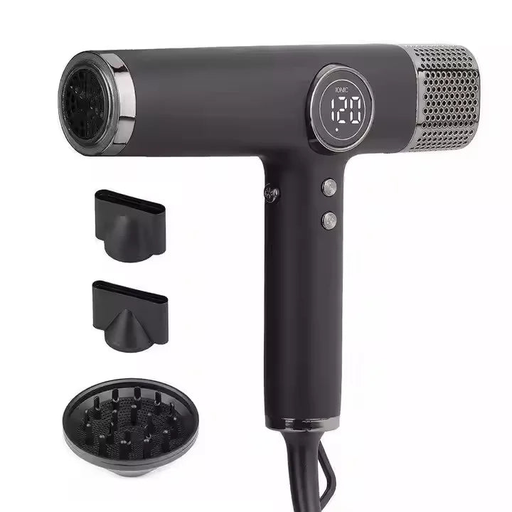 Custom Hair Dryers Professional Salon Light Weight High Speed Hair Blower Negative Ionic Turbo Hair Dryer