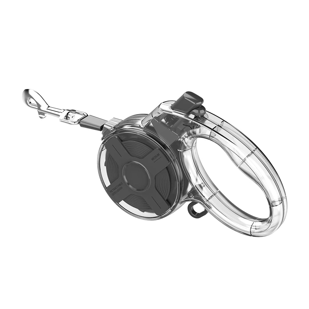 Black-Light Mini 4M Retractable Dog Leash Anti-Lost Anti-Runaway Pet Leash for Small Dogs & Cats