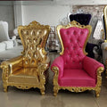 Foshan Zhongsibo Factory Antique Best Quality Kids Wedding Queen King Throne Chair Hot Selling Wholesale Professional