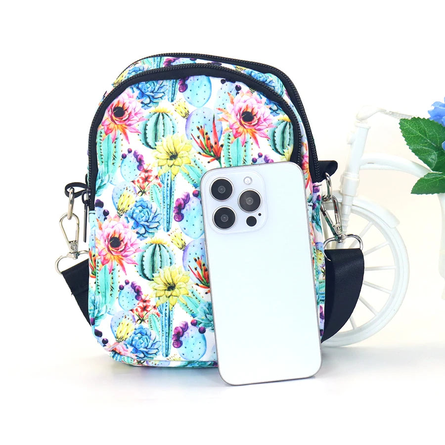 Factory Direct Sublimation Mobile Phone Bag Large Capacity Fits Plus Size Phones Hot Sale on Alibaba