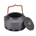 SOLO WILD High Quality Aluminum Alloy BPA Free Heat Exchanger Teapot Ultralight Portable Outdoor Camping Kettle Stainless Steel