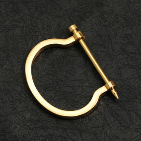 Unisex Fashion 316 Stainless Steel Nail Bracelet Chunky Big Horseshoe Design Stylish Bangles Nickel & Lead Free Trendy