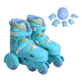 Adjustable Size Outdoor Sports PU All-Flash Wheels Roller Skates for Boys and Girls Beginners Color Box Packaging