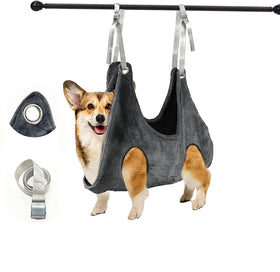 Wholesale Hot Sale Dog Harness Grooming Hammock Breathable Soft Comfortable Plush Pet Nail Trimming Bed Accessory