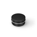 10ml 0.33Oz Matte Black Empty Aluminum Jars with Screw Lids Metal Round Tin Container