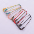 Factory Wholesale Antique Brass 80mm Metal U Shape Jewelry Brooch Safety Pin