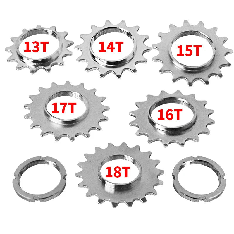 High Strength Steel Bicycle Freewheel 13/14/15/16T Single Speed Sprockets Parts for Fixed Gear Bike MegaBDM