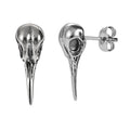 Heritage Jewelry Wholesale 316L Stainless Steel Stud Earrings Unisex Wear Viking Raven Earrings Jewelry