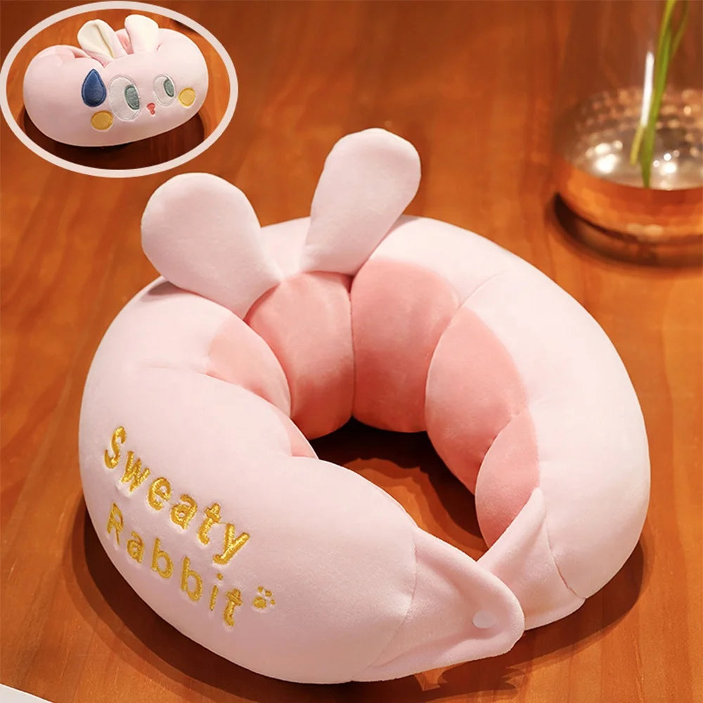 Hot Selling Good Quality in Stock Cute Animal Travel Pillow for Airplane the New Listing MegaBDM