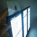 Zhongda Led Menu A3 A4 A5 Table Menus Books Restaurant Menu Book Led Lighting Menu Cards for Wedding bar Party