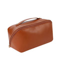 2024 PU Leather Large Capacity Travel Women Cosmetic Bag Travel Organizer Waterproof Storage Zipper Makeup Brush Pouch Bags