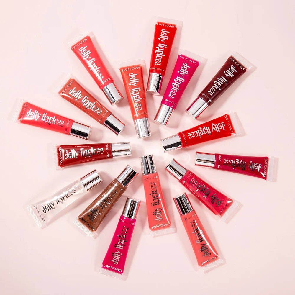 HANDAIYAN Lipgloss Highlighter Colored Nourishing Moisturizer Jelly Lipgloss