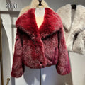 Wholesale Fashion Ladies Fake Fur Coat Winter Women Custom Faux Fur Jacket Warm Faux Fur Coat for Women