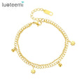 SP-LAM Summer Metal Daisy Trending Fashion Accessory Female New Adjustable Woman Bracelet Stainless Steel