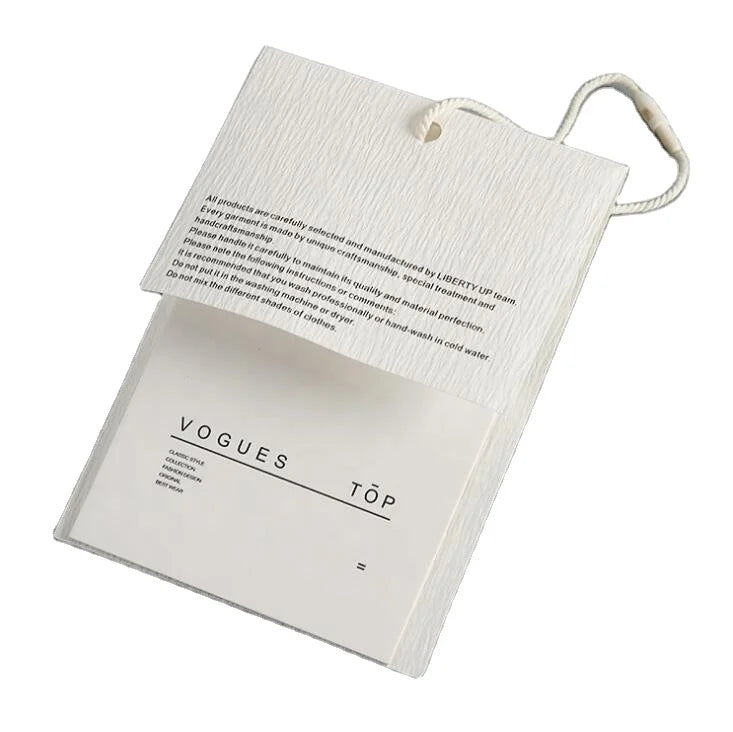 China Factory Price Low MOQ Custom Clothing hang Tag Embossed Hangtags for Clothing Customized hang Tag hang Tags Clothing