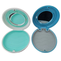 Magnetic Dental Retainer Mundschutz Box Orthodontic Personalised Aligner Case Retainer Storage Case with Mirror