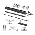 Iron Mongery Hardware Modern Hanging Soft Closing Sliding Roller Magnetic Door System with 20-120kg Capacity Lifetime Warranty