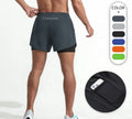 Mens Tracksuits Large Outdoor Double-Layer Athletic Running Gym Shorts Men