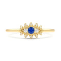 925 Sterling Silver Evil Eyes Zirconia Rings for Women Silver Jewelry High End 18K Gold Plated Jewelry Wholesale