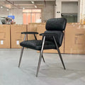 China Factory Modern Elegant Nordic Fabric Leather Modern Luxury White Dining Chair With Gold Legs