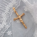Wholesale Stainless Steel Jewelry Jesus Crucifix Cross Pendant Queen Princess Crown Pendant Trident Plated 18K Gold HOT Pendant
