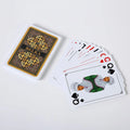 Wholesale Custom Playing Cards Waterproof Wooden Art Paper Game Cards Thickness Poker Playing Cards Leather Case